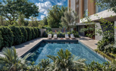 Modern two bedroom apartment in Geroskipou with pool 