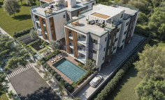 Modern two bedroom apartment in Geroskipou with pool 