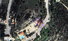Building plot for sale in scenic Tsada , Paphos