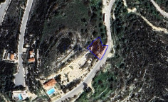 Large 631 m2 building plot in scenic Tsada , Paphos Large 631 m2 building plot in scenic Tsada , Paphos
