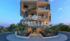 2 bedroom unfurnished apartment with swimming pool for sale in Kamares