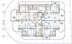 2 bedroom unfurnished apartment with swimming pool for sale in Kamares