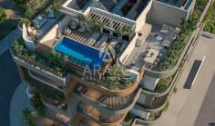 1 bedroom unfurnished apartment with swimming pool for sale in Kamares