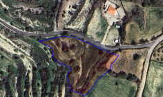 Large development land plot in peaceful Koili village , Paphos