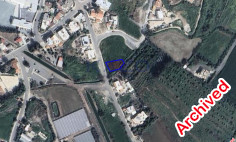 Large 506 m2 building plot for sale Timi , Paphos