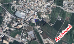Large 610 m2 building plot for sale Timi , Paphos