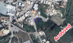 Large 610 m2 building plot for sale Timi , Paphos