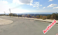 Large sea view building plot for sale Tsada , Paphos