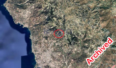 Large sea view building plot for sale Tsada , Paphos