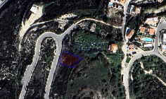 Large building plot for sale in Tsada village , Paphos