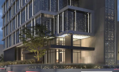 Luxury commercial building for sale in Mesa Geitonia currently under construction 