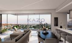 Astonishing penthouse apartment with rooftop pool in Agia Fylaxeos 