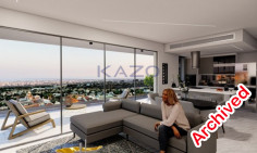 Astonishing penthouse apartment with rooftop pool in Agia Fylaxeos 