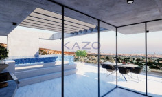 Astonishing penthouse apartment with rooftop pool in Agia Fylaxeos 