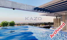 Astonishing penthouse apartment with rooftop pool in Agia Fylaxeos 