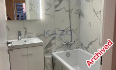 Sea front furnished apartment with pool in Mouttagiaka 