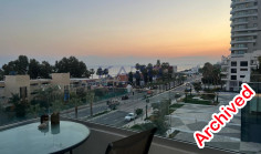 Sea front furnished apartment with pool in Mouttagiaka 
