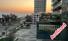 Sea front furnished apartment with pool in Mouttagiaka 