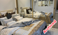 Sea front furnished apartment with pool in Mouttagiaka 