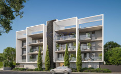Modern two bedroom apartment Agios Athanasios pool 