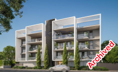 Modern two bedroom apartment Agios Athanasios pool 
