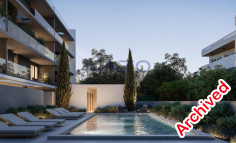 Modern two bedroom apartment Agios Athanasios pool 