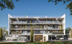 Modern two bedroom apartment Agios Athanasios pool 