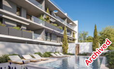 Modern two bedroom apartment Agios Athanasios pool 