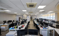 Top floor office 850m2 for rent in Kapsalos 