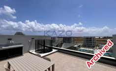One bedroom top floor apartment in peaceful Trachoni 