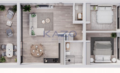 Prime Zakaki apartment with pool gym and two bedrooms 