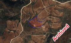 Spacious field plot for sale in peaceful Ineia, akamas , Paphos