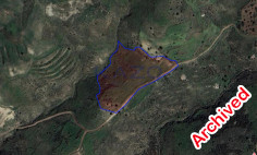 Large field plot 16389m2 for sale in Ineia , Paphos