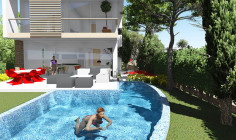 Spacious 4 bedrooms villa with swimming pool for sale in Coral Bay