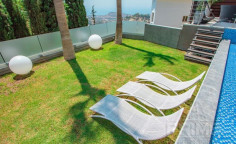 5 bedrooms furnished villa with swimming pool for sale in Agios Tychonas