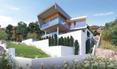 Luxury 5 bedroom villa with panoramic sea view in Agios Athanasios area 