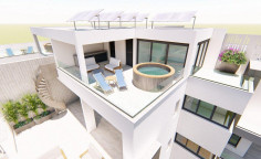 Luxury 3 bedroom penthouse with swimming pool for sale in Panthea