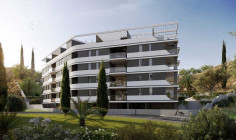 Beautiful two bedroom apartment with swimming pool for sale in Agios Tychonas