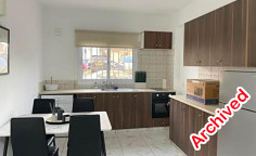 2 bedroom ground floor apartment in Larnaca center with full renovation 