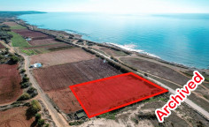 Sea view land in Ormidia, Larnaca , Larnaca