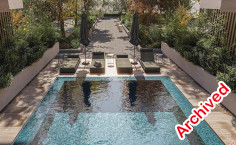 2 bedroom penthouse with swimming pool for sale in Livadia