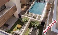 2 bedroom penthouse with swimming pool for sale in Livadia