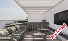 2 bedroom penthouse with swimming pool for sale in Livadia