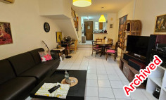 Fully furnished townhouse with 88 m2 space for sale 