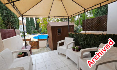 Fully furnished townhouse with 88 m2 space for sale 
