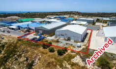 Two leasehold industrial warehouses in Ypsonas, Limassol 