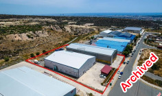 Two leasehold industrial warehouses in Ypsonas, Limassol 