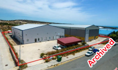 Two leasehold industrial warehouses in Ypsonas, Limassol 