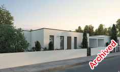 3 bedroom unfurnished bungalow with swimming pool for sale in Perivolia