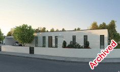 3 bedroom unfurnished bungalow with swimming pool for sale in Perivolia